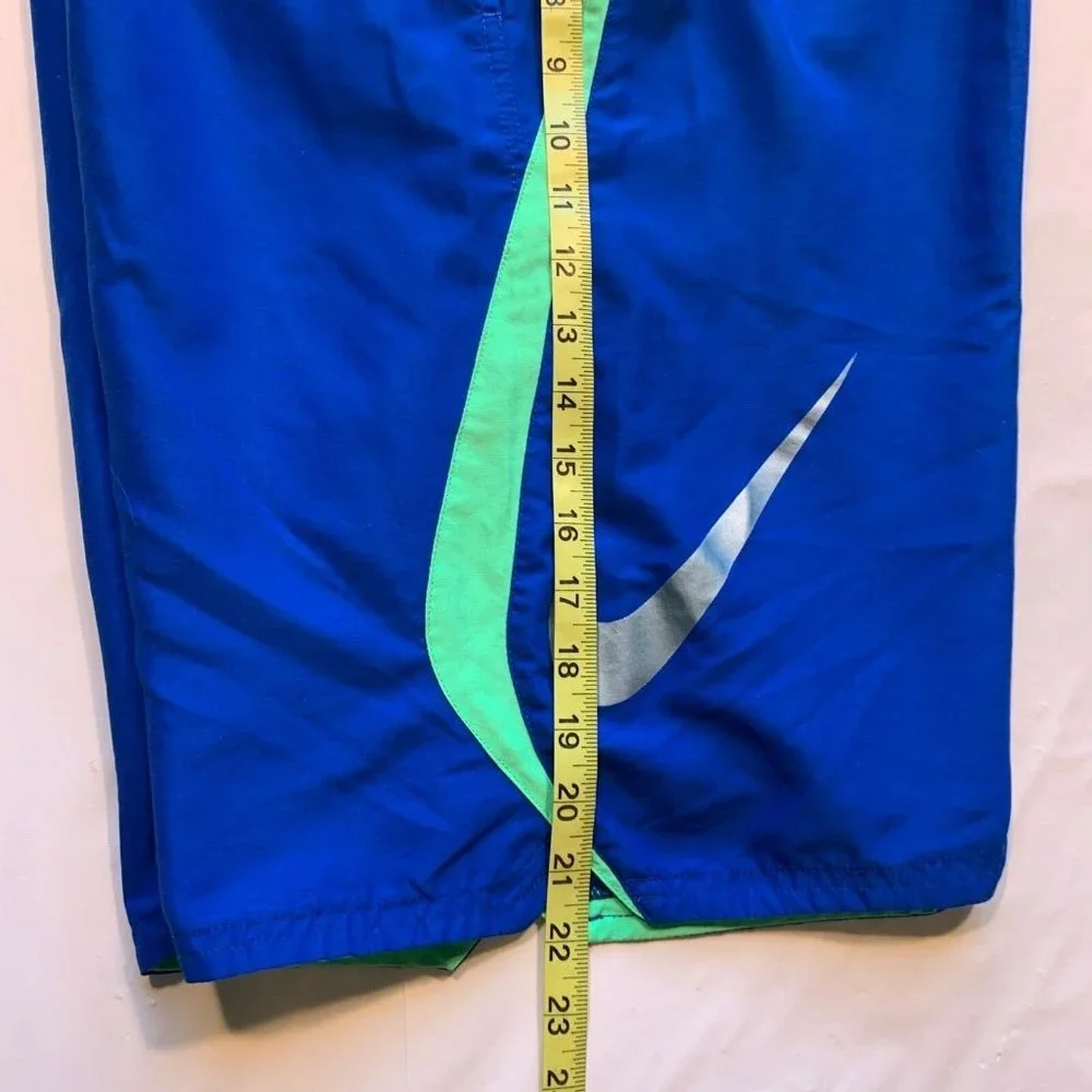 Nike Swim Trunks Board Shorts Mens Large Big Swoosh Mesh Brief‎ Color Block NEW